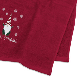 Noel Square Xmas Gonks Red Hand Towel 2 Pack - Size: 66 x 41 x 1cm - Wilko - thumbnail 5