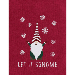 Noel Square Xmas Gonks Red Hand Towel 2 Pack - Size: 66 x 41 x 1cm - Wilko - thumbnail 4