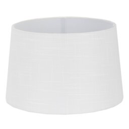 White Linen Textured Shade Large - Wilko - thumbnail 1