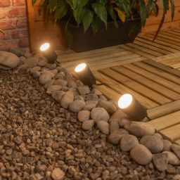 ValueLights 3 Pack Black Outdoor Stake Spotlight - Size: 29 x 7.5 x 8.6cm - Wilko - thumbnail 3