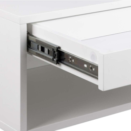 Florence Cholet Single Drawer Single Shelf White Square Bedside Table - Furniture To Go - Wilko - thumbnail 7
