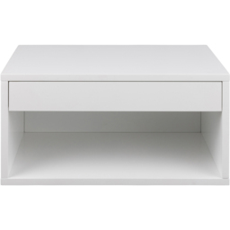 Florence Cholet Single Drawer Single Shelf White Square Bedside Table - Furniture To Go - Wilko - thumbnail 4