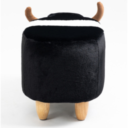 Gardeco Beltie The Belted Cow Footstool - Size: 36 x 61 x 32cm - Black & White - Wilko - thumbnail 6