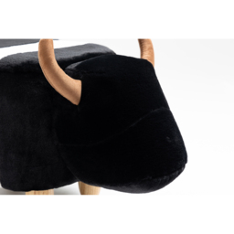 Gardeco Beltie The Belted Cow Footstool - Size: 36 x 61 x 32cm - Black & White - Wilko - thumbnail 7