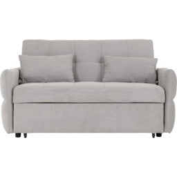 Seconique Chelsea 2 Seater Silver Grey Fabric Sofa Bed - Wilko - thumbnail 6