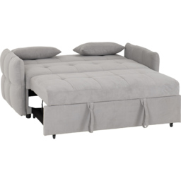 Seconique Chelsea 2 Seater Silver Grey Fabric Sofa Bed - Wilko - thumbnail 5