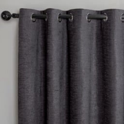 Delphine Blackout Curtain Charcoal 229cm - Wilko - thumbnail 3