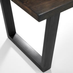 Julian Bowen Brooklyn 6 Seater Rectangular Dining Set Dark Oak and Charcoal - Grey - Wilko - thumbnail 7