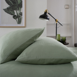 The Lyndon Company St. Quentin Double Green Duvet Set - Wilko - thumbnail 3
