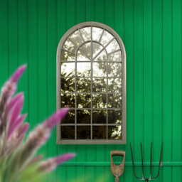 MirrorOutlet Somerley Country Arched Garden Mirror 129 x 76cm - Size: 129 x 76 x 3cm - Silver - Wilko - thumbnail 5
