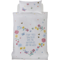 Rapport Home PH Butterflies and Bees Single Multicolour Duvet Cover Set - Wilko - thumbnail 4