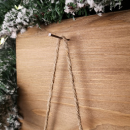 Samuel Alexander White Fur and Silver Bells Wooden Skis Christmas Decoration 55cm - Size: 55 x 30 x 19cm - Wilko - thumbnail 4