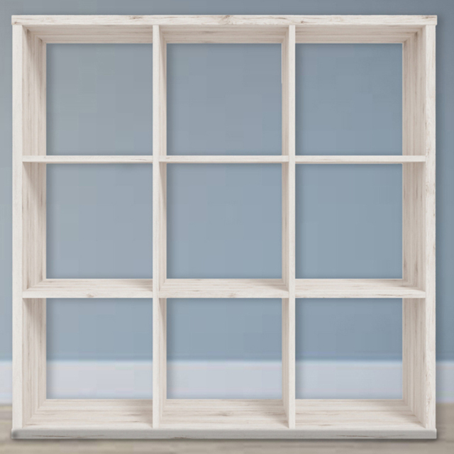 Florence Mauro 9 Shelf Sand Oak Bookcase - Brown - Wilko - image 1