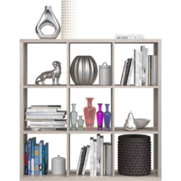 Florence Mauro 9 Shelf Sand Oak Bookcase - Brown - Wilko - thumbnail 5