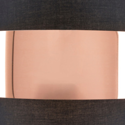 ValueLights Matildo Black and Copper Halo Pendant Shade - Size: 15 x 21 x 15cm - Wilko - thumbnail 7