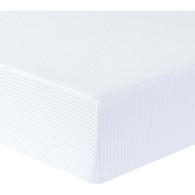 Bamboo Cotton Fitted Sheet - White/Superking - Size: Super King - Wilko - image 1