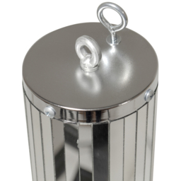 FX Lab Mirror Cylinder 30cm - Size: 9 x 9 x 30cm - Silver - FXLAB - Wilko - thumbnail 6