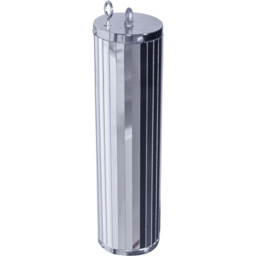 FX Lab Mirror Cylinder 30cm - Size: 9 x 9 x 30cm - Silver - FXLAB - Wilko