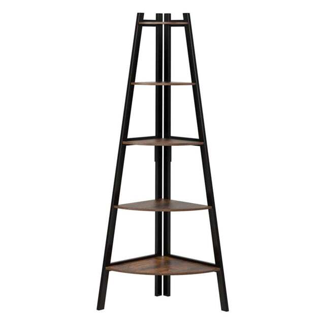 Living and Home Multi Tiered Natural Plant Stand 70 x 160.5cm - Size: 70 x 70 x 160.5cm - Wilko - image 1
