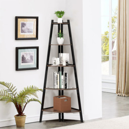 Living and Home Multi Tiered Natural Plant Stand 70 x 160.5cm - Size: 70 x 70 x 160.5cm - Wilko - thumbnail 3