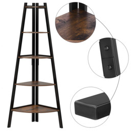 Living and Home Multi Tiered Natural Plant Stand 70 x 160.5cm - Size: 70 x 70 x 160.5cm - Wilko - thumbnail 5