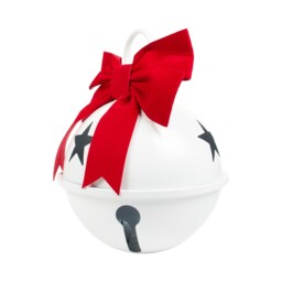 Velvet Bow Bell Wall Decoration - Sleigh Bells Ring - Wilko - thumbnail 4