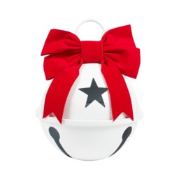 Velvet Bow Bell Wall Decoration - Sleigh Bells Ring - Wilko - thumbnail 3