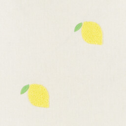 Limona Embroidered Cushion  - White and Yellow - Wilko - thumbnail 4