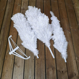 Premier White Pencil Artificial Christmas Tree 6.5ft - Samuel Alexander - Wilko - thumbnail 6