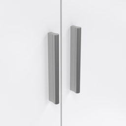 Florence 3 Door Oak and White High Gloss Wardrobe - Furniture to Go - Wilko - thumbnail 6