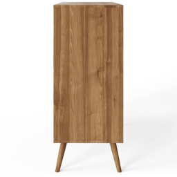 GFW Rowan 4 Drawer Oak Slatted Chest of Drawers - Wilko - thumbnail 6