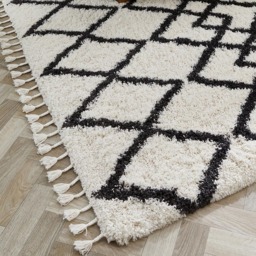 Origins Morocco Ivory and Charcoal Rug 160 x 230cm - Size: 160 x 230 x 6cm - Multi - Wilko - thumbnail 3
