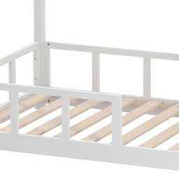Living and Home Kids Pine Wood House Bed Frame - Size: Single - White - Wilko - thumbnail 7