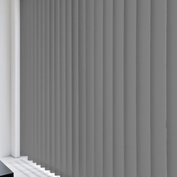 Caecus Dimout Patterned Long Drop Vertical Blind Complete Grey 60 x 240cm - Size: 240 x 60 x 5cm - Wilko - thumbnail 3