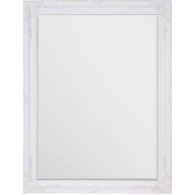 MirrorOutlet Buxton White Wall Mirror 140 x 109cm - Wilko - image 1