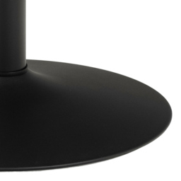 Florence Ibiza Round 4 Seater Dining Table Black and Matt Black - Furniture To Go - Wilko - thumbnail 7