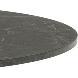 Florence Ibiza Round 4 Seater Dining Table Black and Matt Black - Furniture To Go - Wilko - thumbnail 4