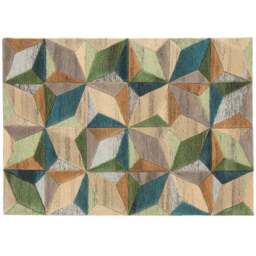 Esselle Home Lilianna Multi Wool Rug 120 x 170cm - Wilko