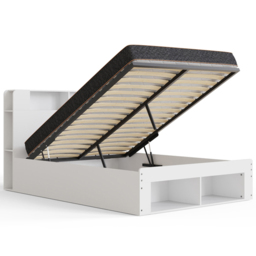GFW Anya King Size White Integrated Storage Ottoman Bed - Wilko - thumbnail 5