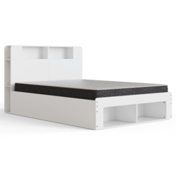 GFW Anya King Size White Integrated Storage Ottoman Bed - Wilko - thumbnail 3
