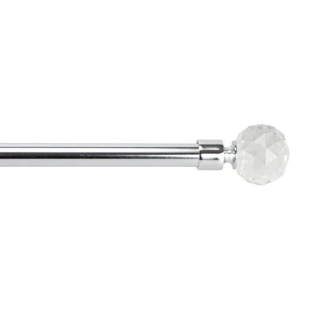 Cambridge 210 to 360cm Extendable Antique Brass Curtain Pole - Wilko - image 1