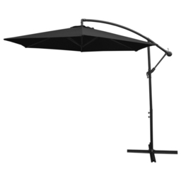 Monster Shop Black Cantilever Parasol 3m - MonsterShop - Wilko - thumbnail 4
