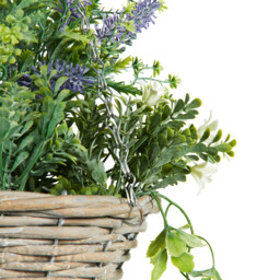 Lavender Hanging Basket - Purple and Green - Size: 31 x 57 x 31 cm - Wilko - thumbnail 6
