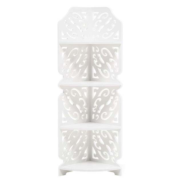 Living and Home Multi Tiered White Corner Plant Stand - Size: 22 x 30 x 80cm - Wilko - image 1
