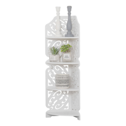 Living and Home Multi Tiered White Corner Plant Stand - Size: 22 x 30 x 80cm - Wilko - thumbnail 6