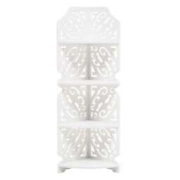 Living and Home Multi Tiered White Corner Plant Stand - Size: 22 x 30 x 80cm - Wilko - thumbnail 1