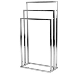 Bath Vida 3 Tier Square Towel Stand - Size: 85 x 45 x 22cm - Wilko - thumbnail 3