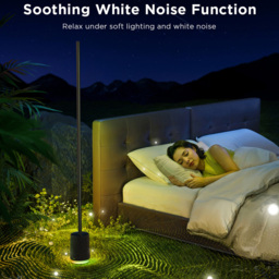 Govee Pro RGBICWW LED Smart Black Floor Lamp with Speaker - Size: 23 x 17.5 x 40.5cm - Multi - Wilko - thumbnail 7