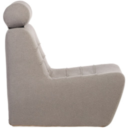 Desser Furniture Shadow Grey Boucle Fabric Cosy Chair - Size: Single - Wilko - thumbnail 5