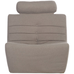 Desser Furniture Shadow Grey Boucle Fabric Cosy Chair - Size: Single - Wilko - thumbnail 4